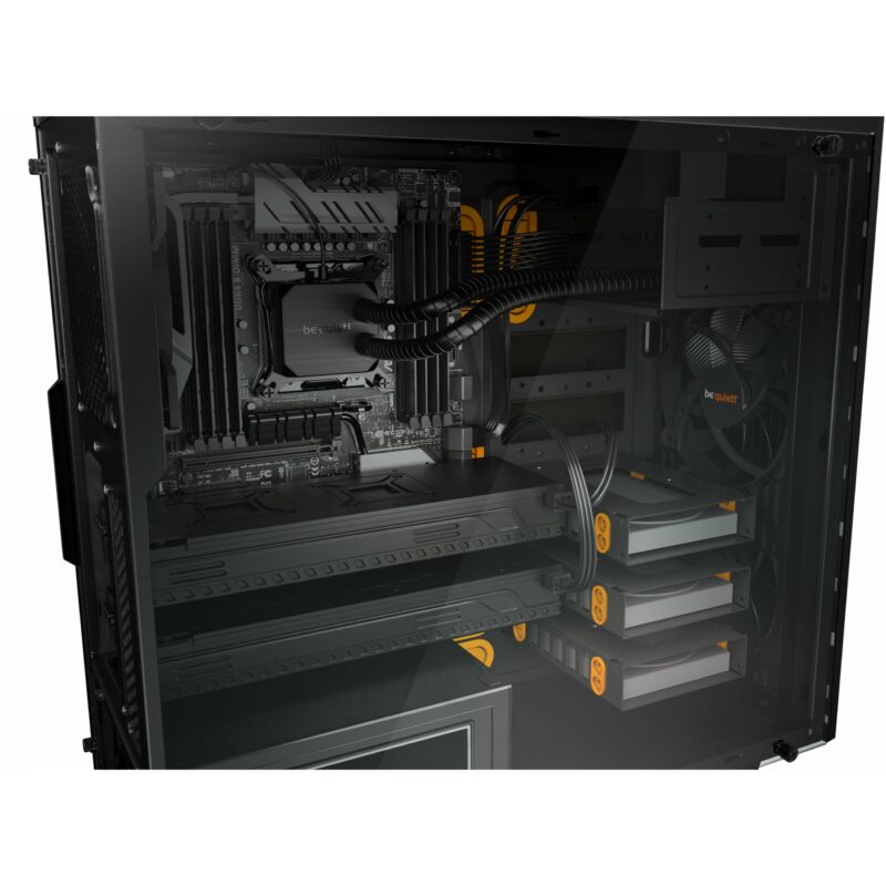 Midi be quiet! PURE BASE 600 orange window – Bild 7