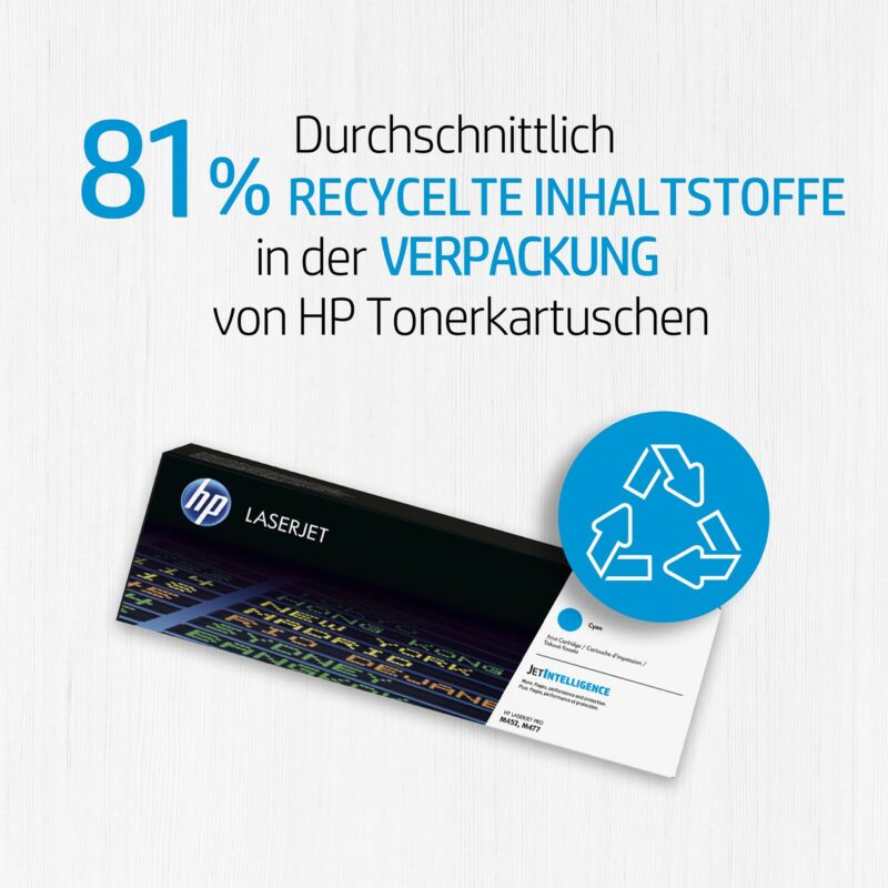 TON HP Toner 203A CF542A Gelb – Bild 4