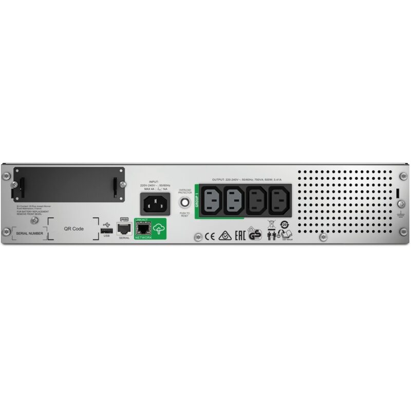 APC Smart-UPS SMT 750RMI2UC SmartConnect 750VA 19" 2HE – Bild 3