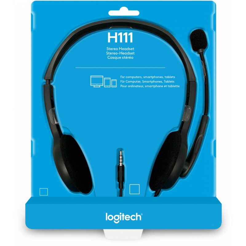 Logitech H111 Stereo Headset On Ear Kabelgebunden – Bild 5