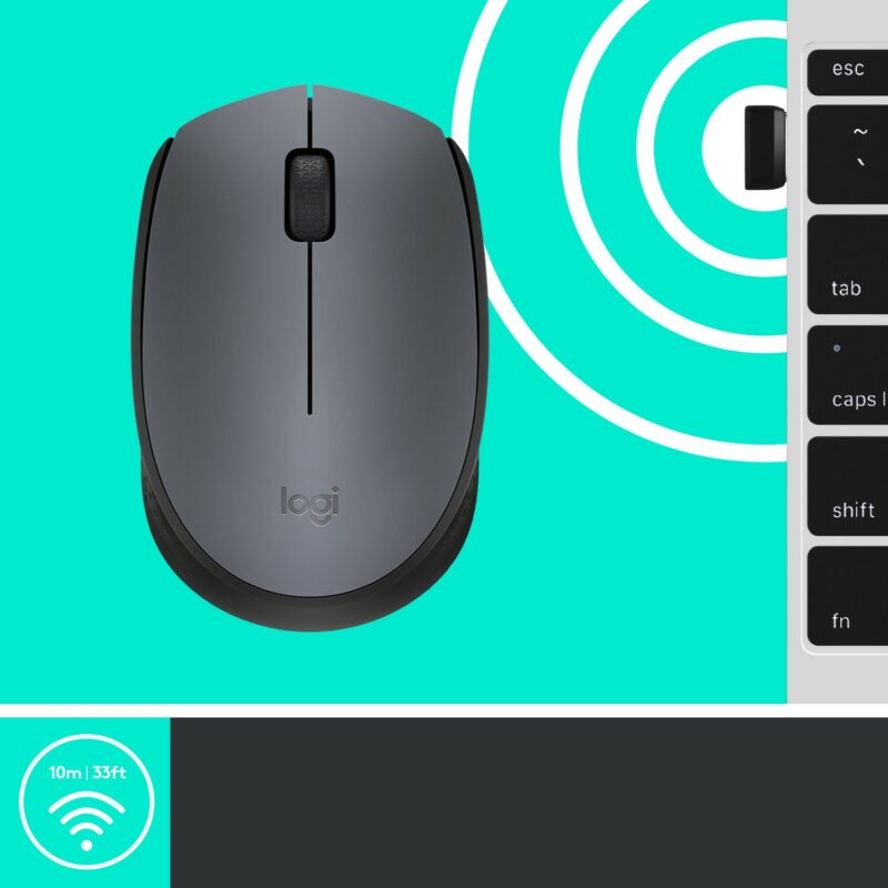 Logitech M170 Wireless black / grey – Bild 7