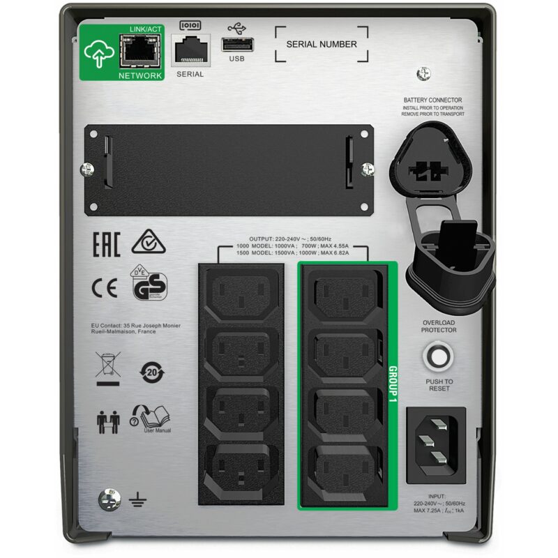 APC Smart-UPS SMT1500iC LCD SmartConnect 1500VA – Bild 3