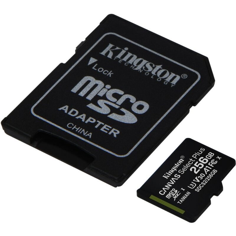 256GB Kingston Canvas Select Plus MicroSDXC 100MB/s +Adapter – Bild 5
