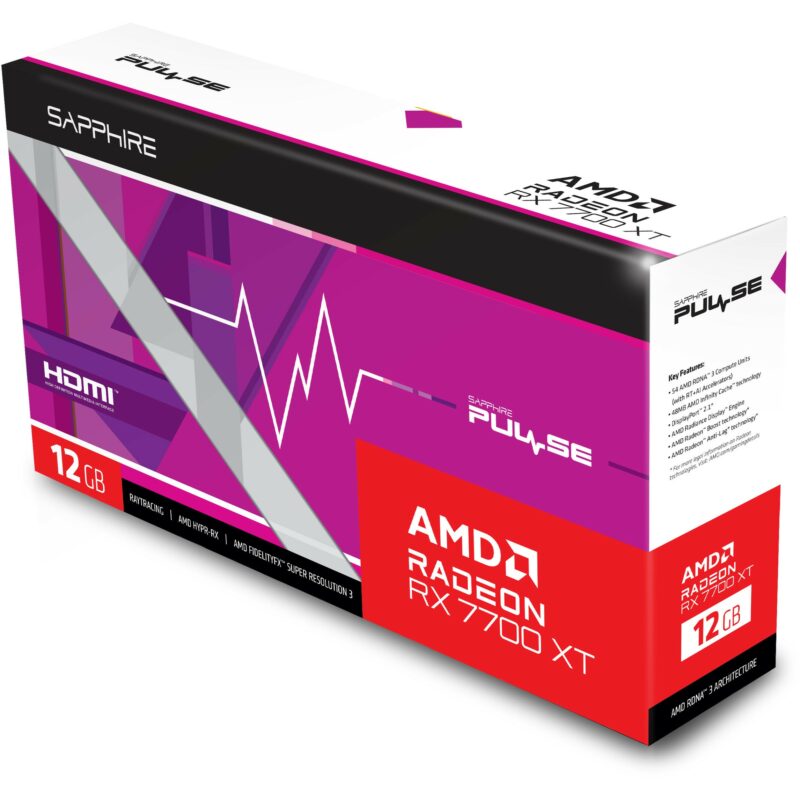 "RX 7700 XT 12GB Sapphire Pulse Radeon GDDR6" – Bild 9