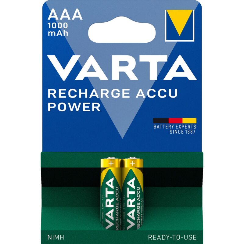 "Akku AAA 1.2V (HR03) *Varta* Recharge Accu - 2er-Pack" – Bild 3