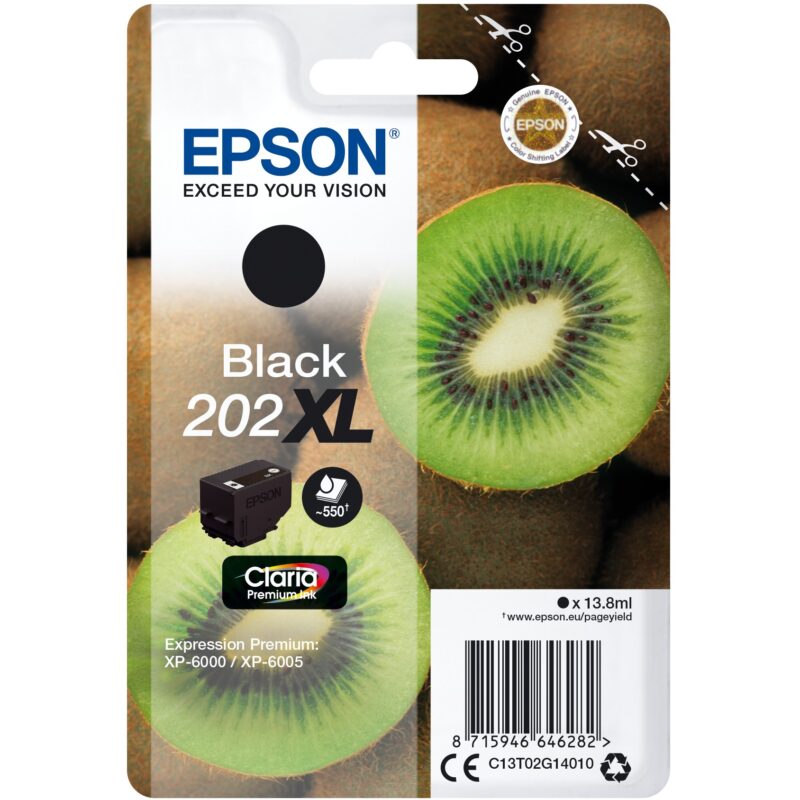 "Epson 202 C13T02G14010 black HC"