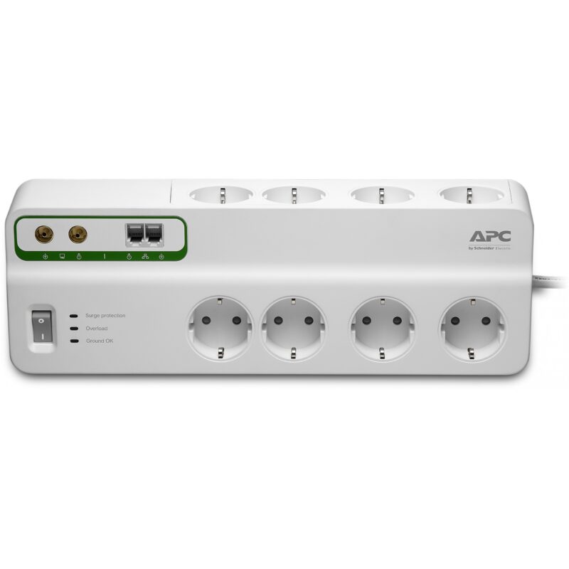 "APC PMF83VT-GR 8AC-Ausgänge 230V 3m Weiß Spannungsschutz"