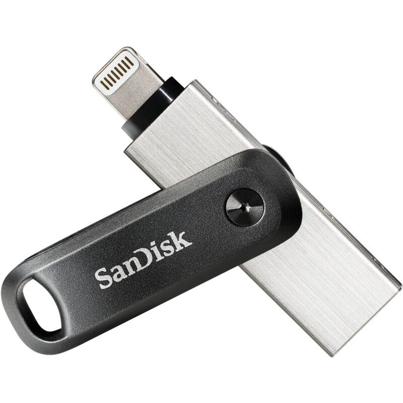 "STICK 128GB USB 3.1 SanDisk iXpand Go Apple Lightning black/silver"