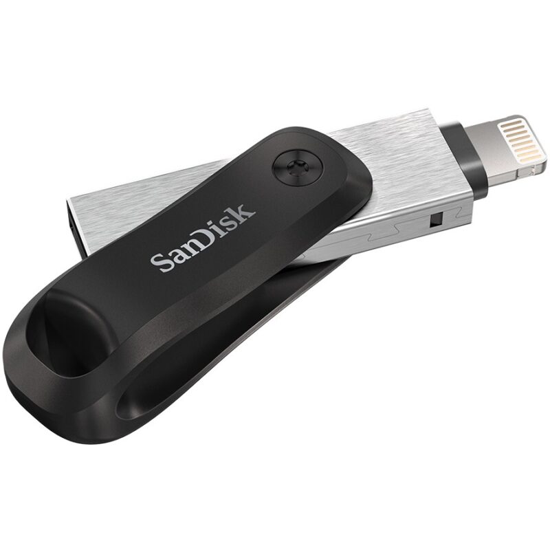"STICK 256GB USB 3.1 SanDisk iXpand Go Apple Lightning black/silver" – Bild 5