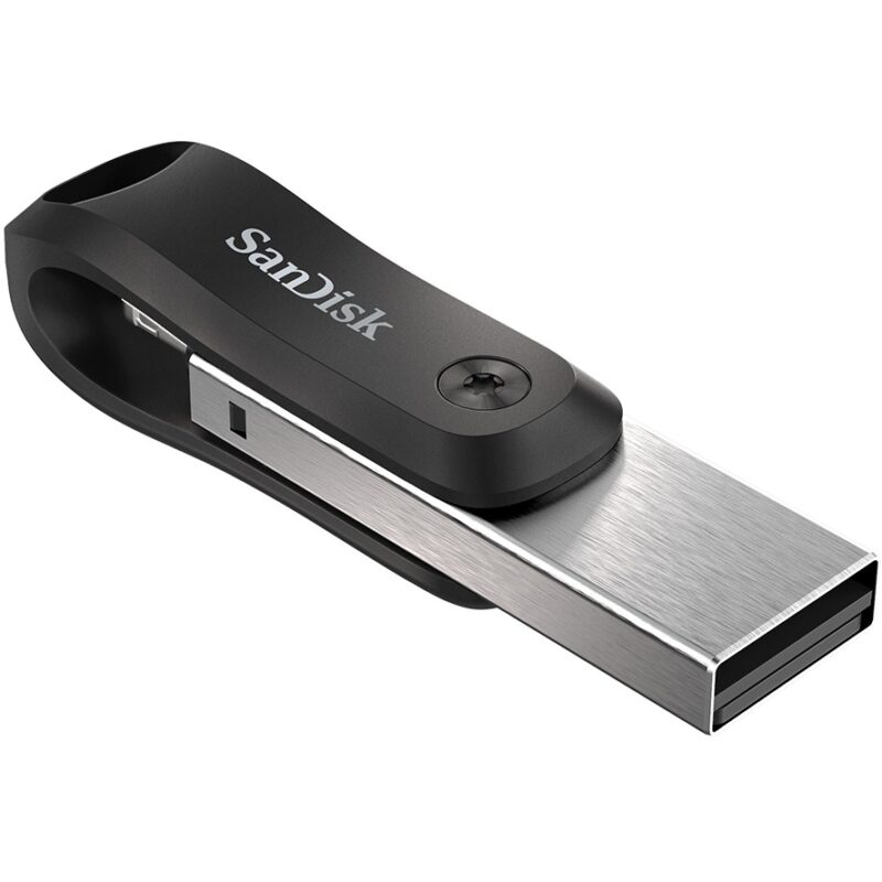"STICK 256GB USB 3.1 SanDisk iXpand Go Apple Lightning black/silver" – Bild 7