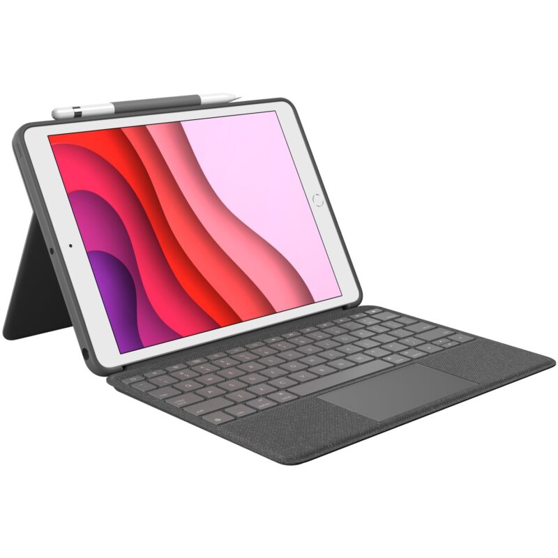 "Logitech Combo Touch QWERTZ Schweiz iPAd 7.Gen Graphite"