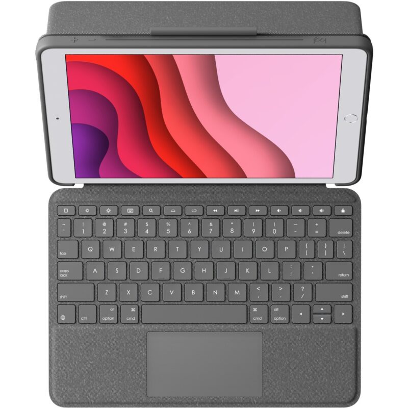 "Logitech Combo Touch QWERTZ Schweiz iPAd 7.Gen Graphite" – Bild 3