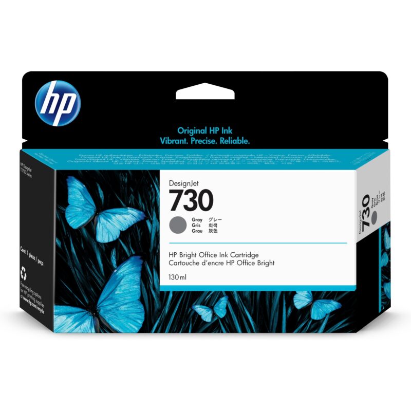 "HP Tinte 730 P2V66A Grau DesignJet 130ml"