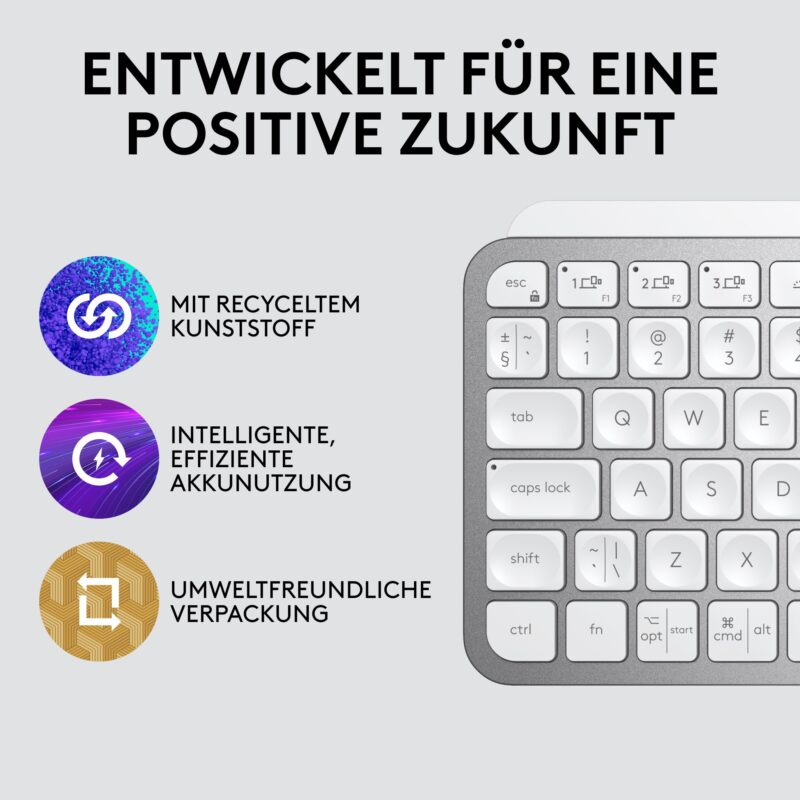 "Logitech MX Keys Mini MAC - Tastatur Hintergrundbeleuchtung" – Bild 7