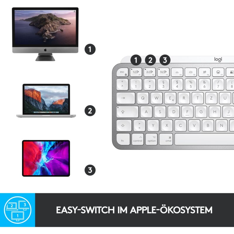 "Logitech MX Keys Mini MAC - Tastatur Hintergrundbeleuchtung" – Bild 16