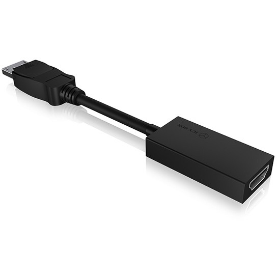"Adapter ICY BOX DisplayPort (1.2) > HDMI 4K 60Hz Black"