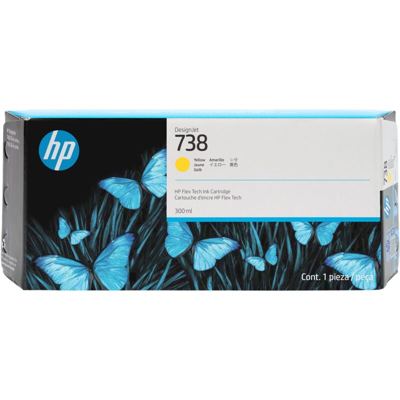 "HP Tinte 738 676M8A Gelb"