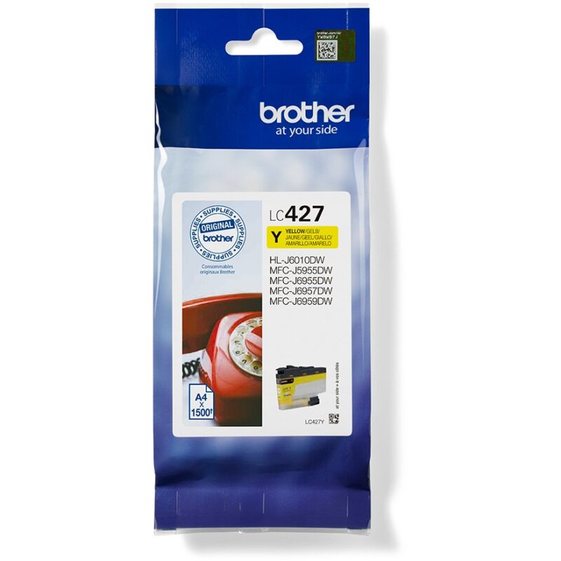 "Brother Tinte LC-427Y Gelb bis zu 1.500 Seiten nach ISO/IEC 24711"