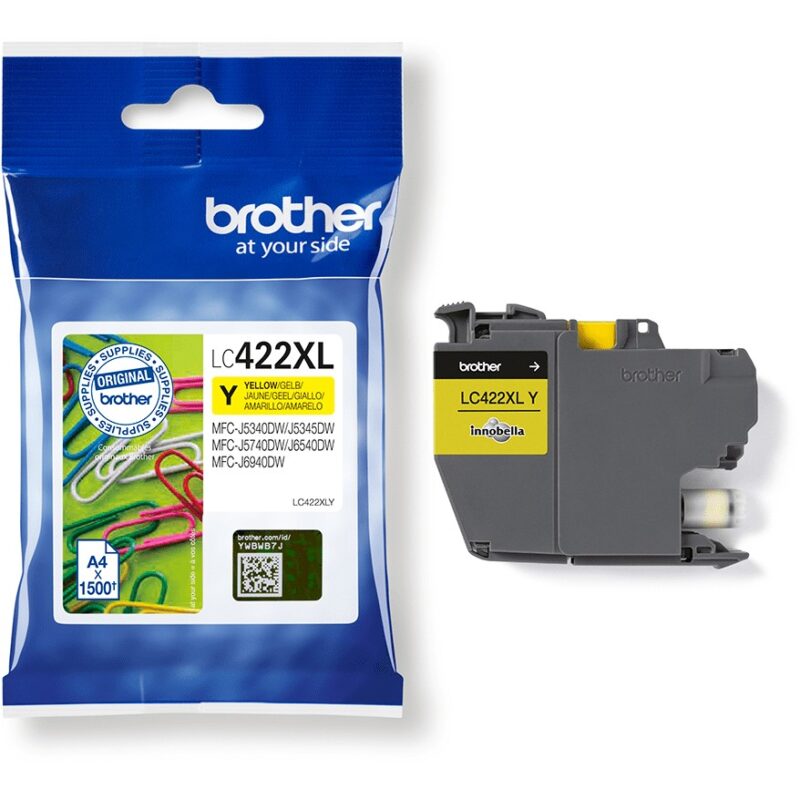 "Brother Tinte LC-422XLY Gelb bis zu 1500 Seiten nach ISO/IEC 24711" – Bild 4