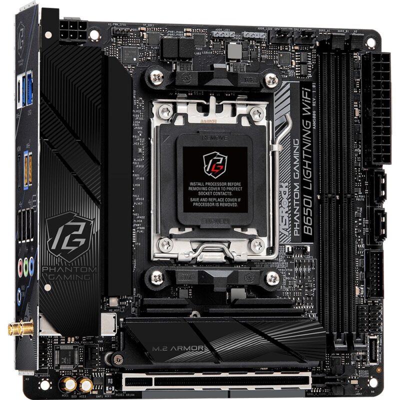 "B650I Lightning WiFi AM5 mITX HDMI DDR5 retail - AMD Sockel AM5 (Ryzen Zen4)" – Bild 5