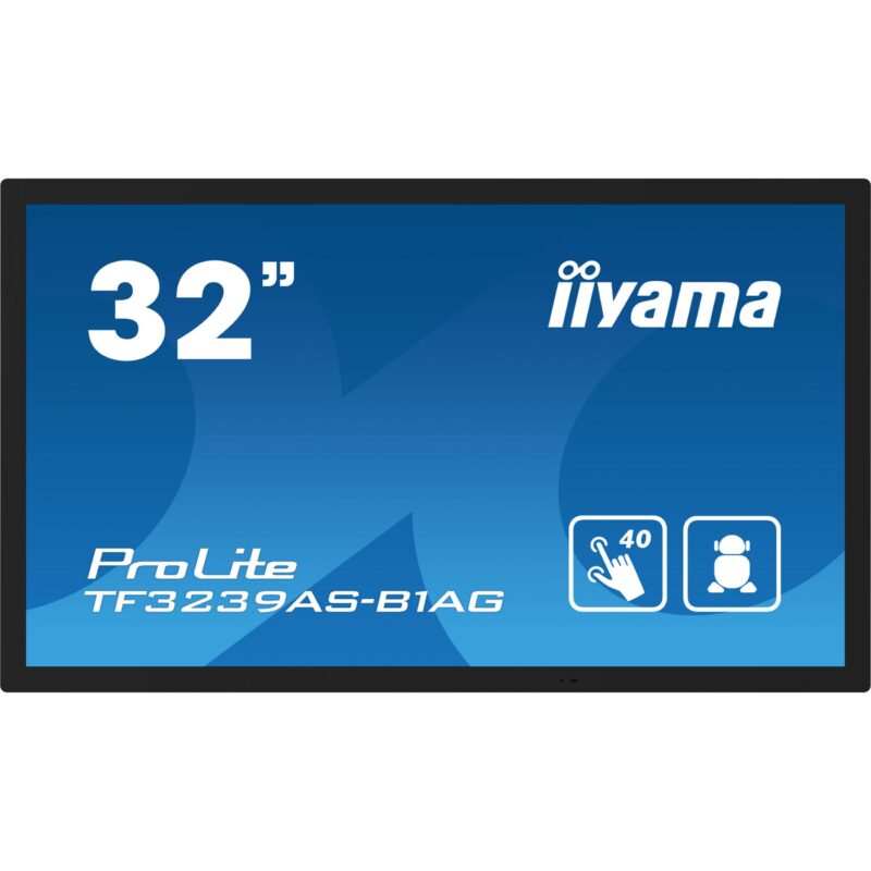 "IIYAMA 80.0cm (31.5"") TF3239AS-B1AG 16:9 M-Touch 2xHDMI+DP"