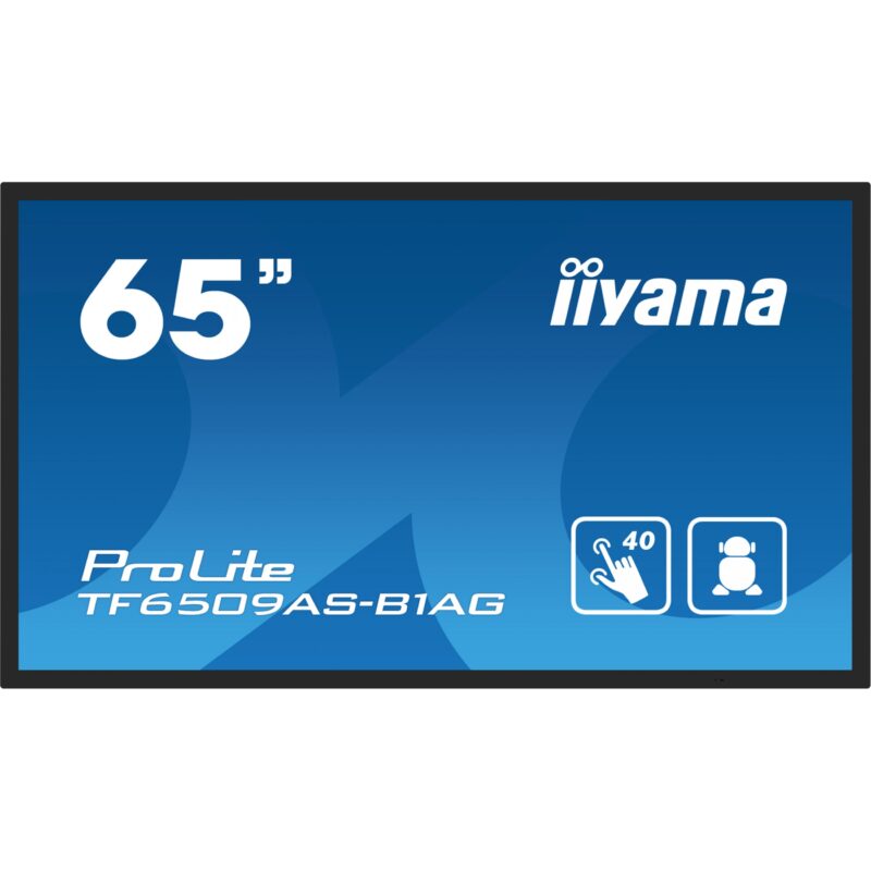 "IIYAMA 163.9cm(64.5"") TF6539AS-B1AG 16:9 M-Touch 2xHDMI+DP (Speditionsversand)"