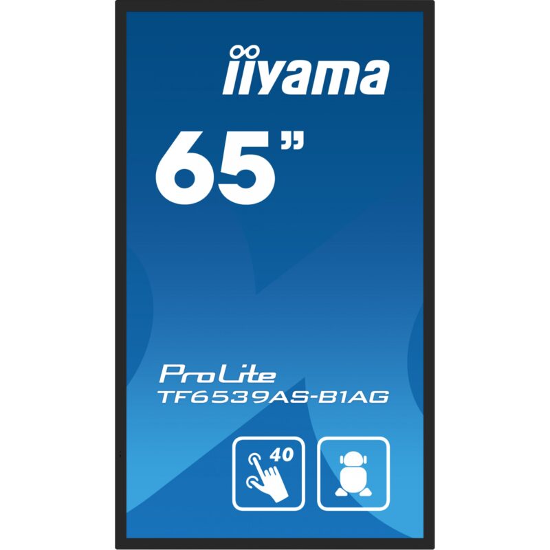 "IIYAMA 163.9cm(64.5"") TF6539AS-B1AG 16:9 M-Touch 2xHDMI+DP (Speditionsversand)" – Bild 3