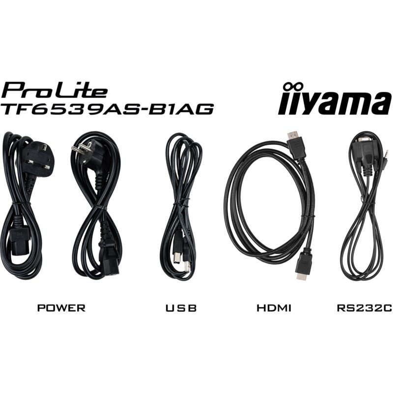 "IIYAMA 163.9cm(64.5"") TF6539AS-B1AG 16:9 M-Touch 2xHDMI+DP (Speditionsversand)" – Bild 7