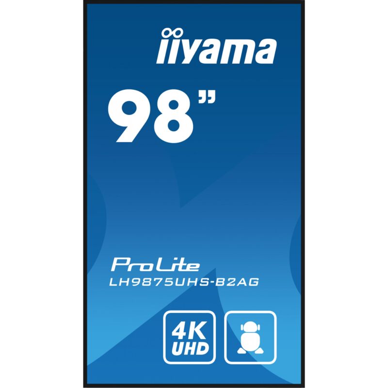 "IIYAMA 247.7cm(97.5"") LH9875UHS-B2AG 16:9 3xHDMI+DP+DVI 4K (Speditionsversand)" – Bild 3