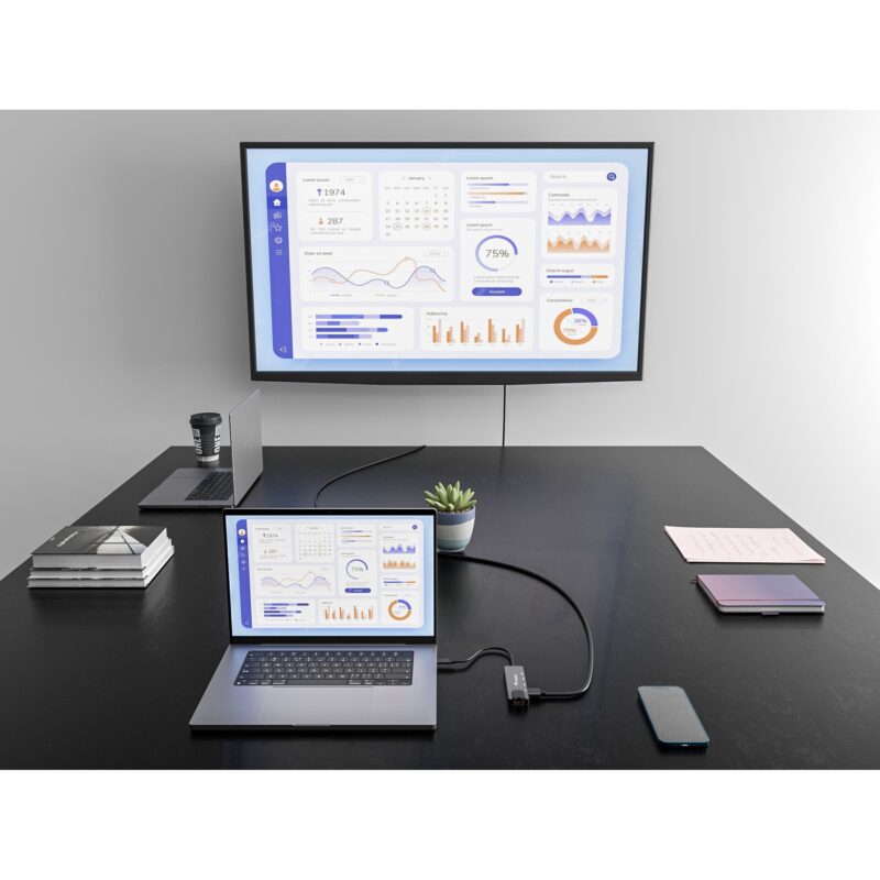 "Equip Dock USB-C->HDMI.2xUSB3.0.GbE.100WPD 25cm si" – Bild 7