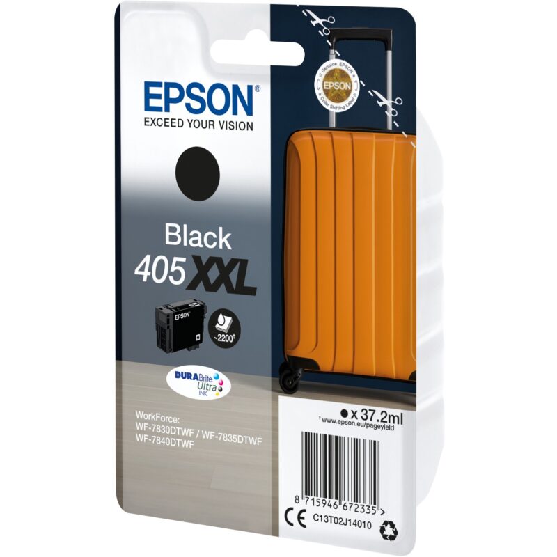 "Epson Tinte 405XXL C13T02J14010 Schwarz bis zu 2.200 Seiten" – Bild 3