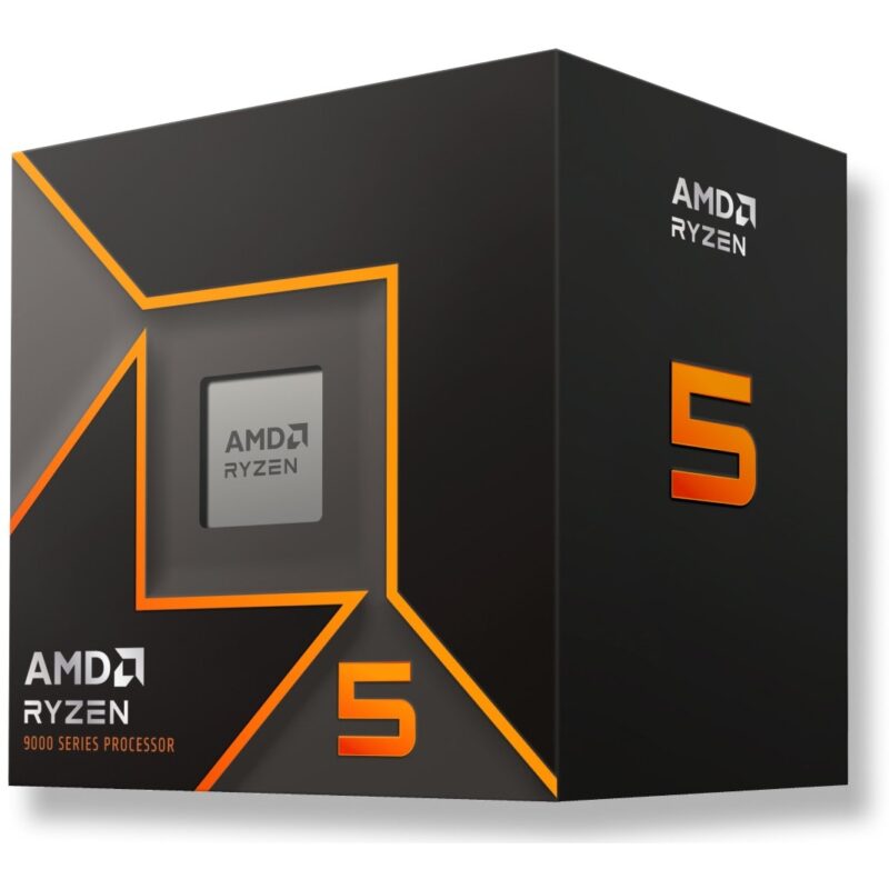 "AMD Ryzen 5 9600 5.2GHz AM5 6C/12T 65W 38MB Processor with Wraith Stealth Cooler Box"