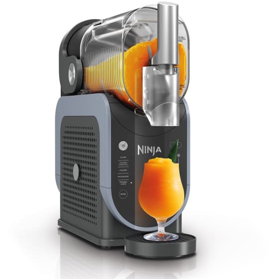 "Ninja FS301EU Slushi Slush-Eismaschine Schwarz/Silber"