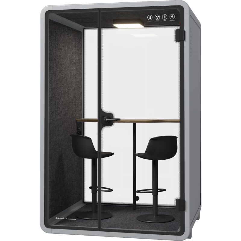 "Soundbox Office Pod SR-M (F3) 2 person grey"
