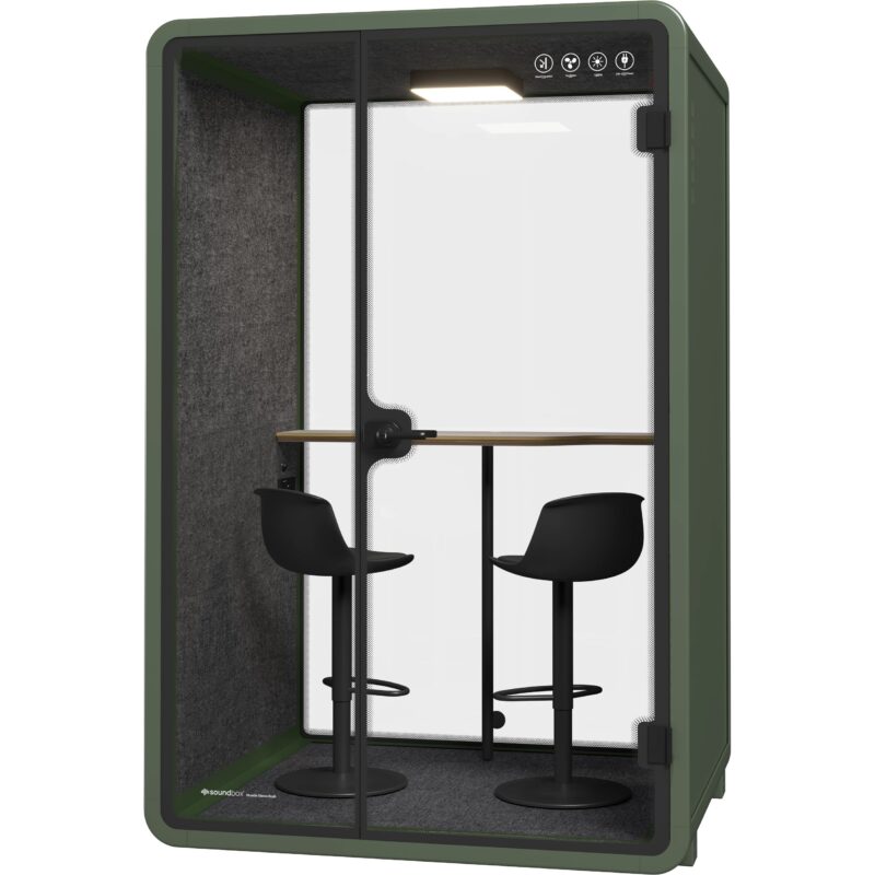 "Soundbox Office Pod SR-M (F3) 2 person green"