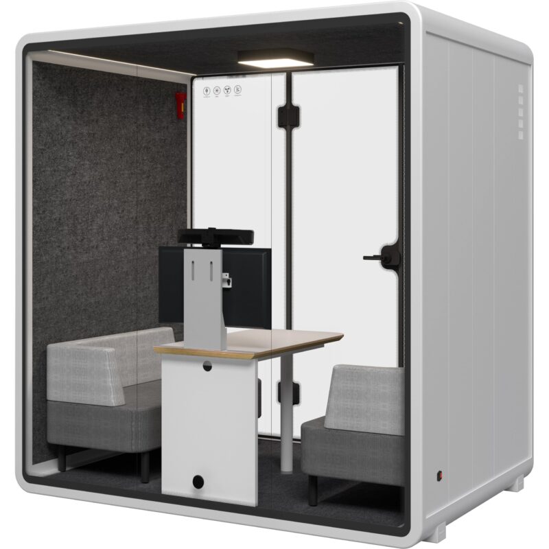 "Soundbox Office Pod SR-L (F6) 4 person white" – Bild 3