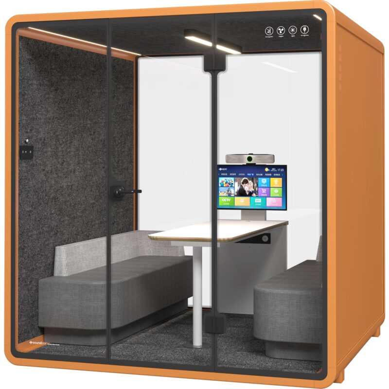 "Soundbox Office Pod SR-XL (F7) 6 person orange"