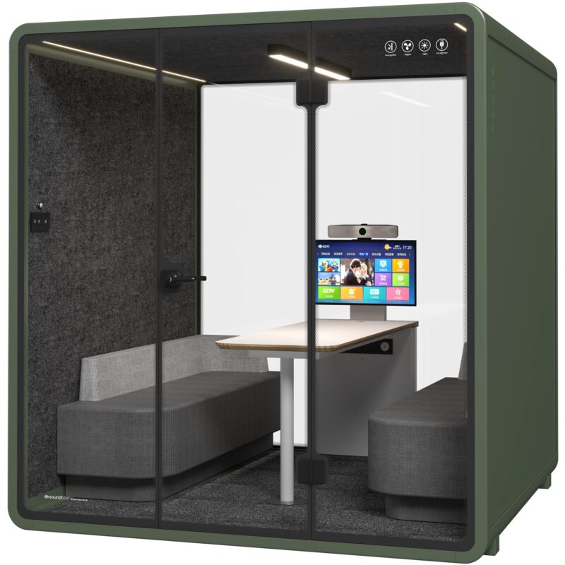 "Soundbox Office Pod SR-XL (F7) 6 person green"