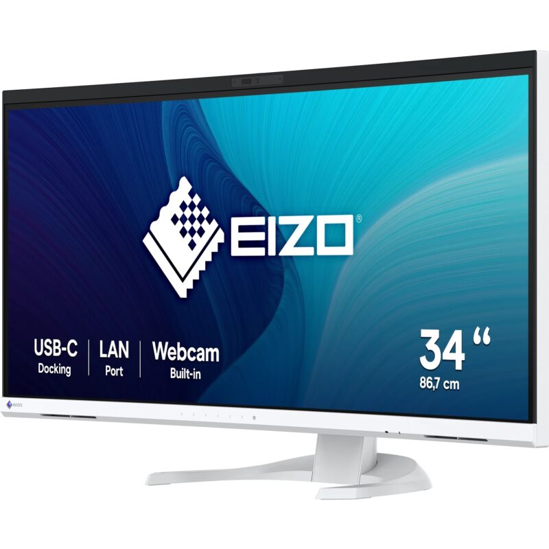 "EIZO 86.7cm (34.1"") EV3450XC-WT 21:9 4K 2xHDMI+DP+USB-C Curv" – Bild 3