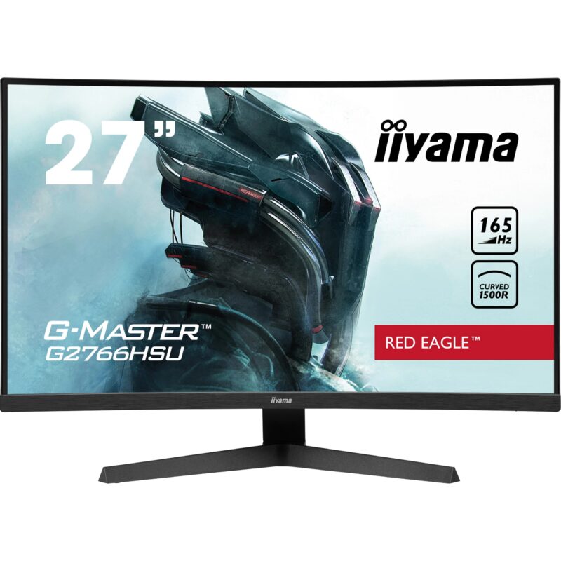 "IIYAMA 68.6cm (27"") G2766HSU-B1 16:9 2xHDMI+DP+USB Curved"