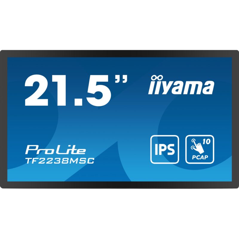 "IIYAMA 54.5cm (21.5"") TF2238MSC-B1 16:9 M-Touch HDMI+DP+USB retail"