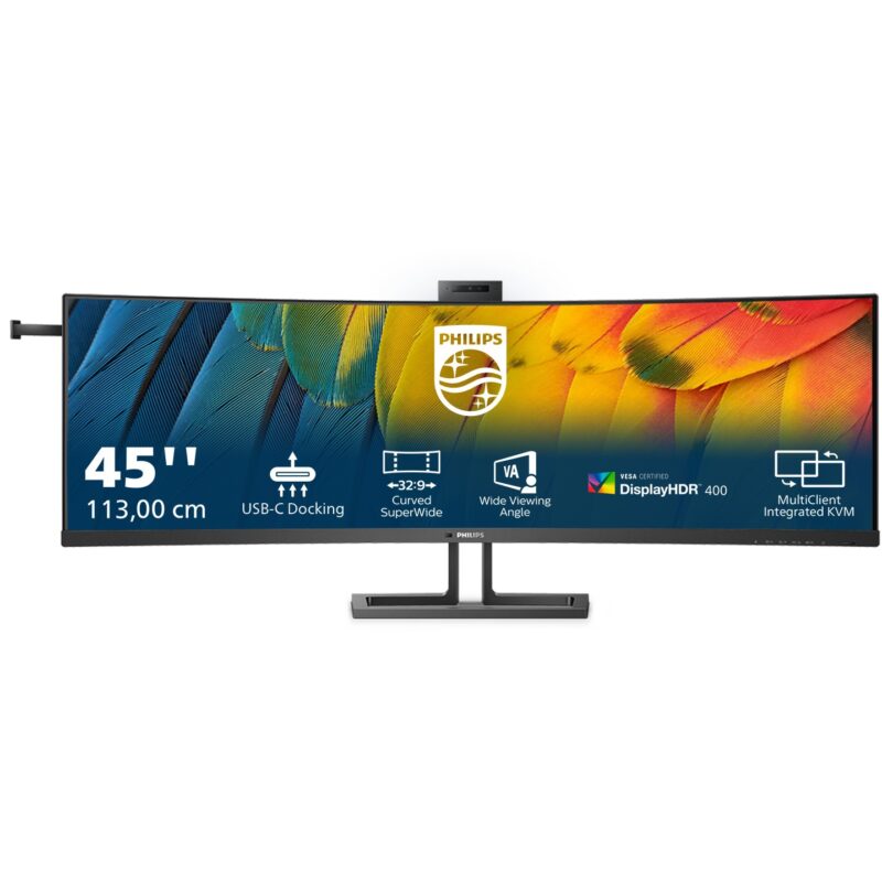 "Philips 113.0cm(44.5"") 45B1U6900CH 32:9 2xHDMI+DP+USB-C Curv retail" – Bild 3