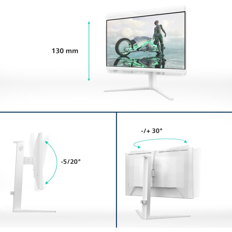 "Philips 60.5cm (23.8"") 24M2N3201A 16:09 2xHDMI+DP IPS white" – Bild 5