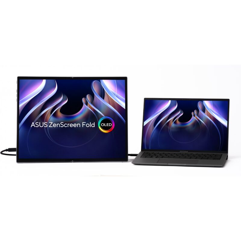 "ASUS ZenScreen Fold MQ17QH 43.94cm (4:3)OLED"