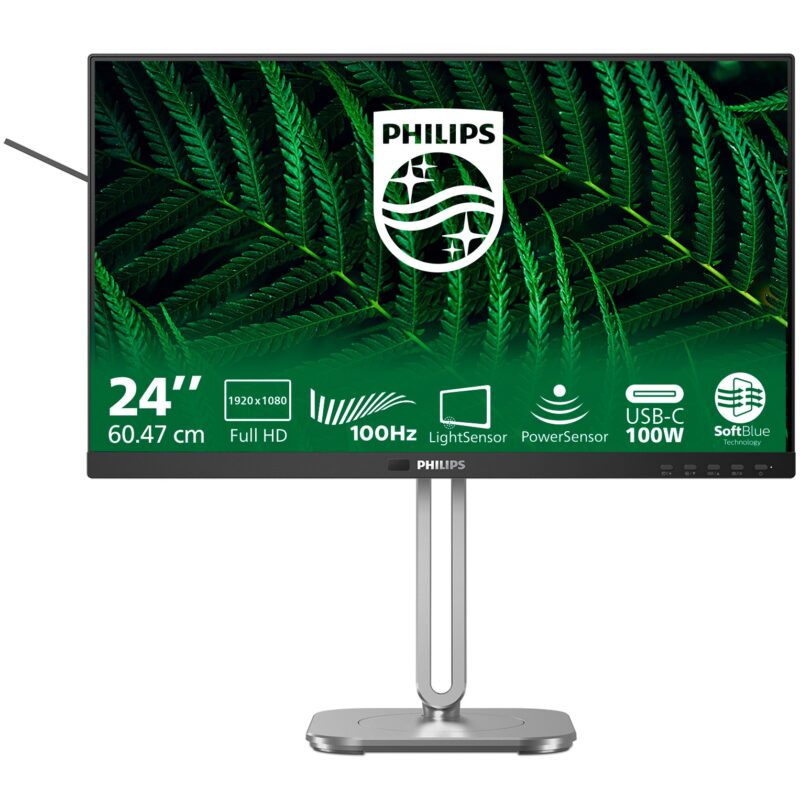 "Philips 60.5cm (23.8"") 24B2G5301 16:09 HDMI+DP+USB-C darkgre" – Bild 11