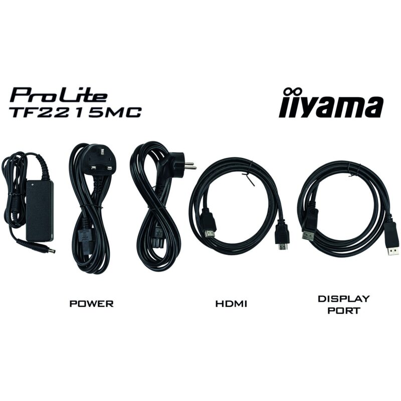 "IIYAMA 54.6cm (21.5"") TF2215MC-B2 16:9 M-Touch HDMI+DP" – Bild 4