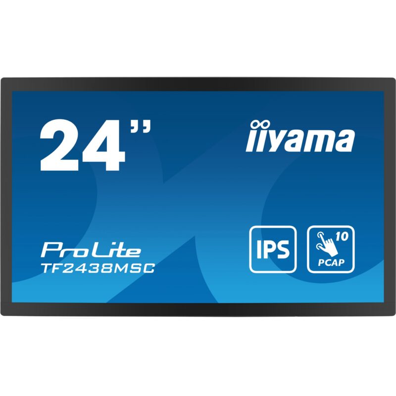 "IIYAMA 60.5cm (23.8"") TF2438MSC-B1 16:9 M-Touch HDMI+USB Spk retail"