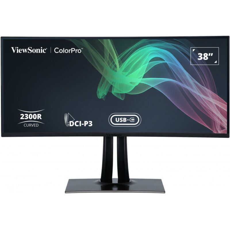 "Viewsonic 95.3cm VP3881A curved 21:9 HDMI/DP/USBC/LAN WQHD+"