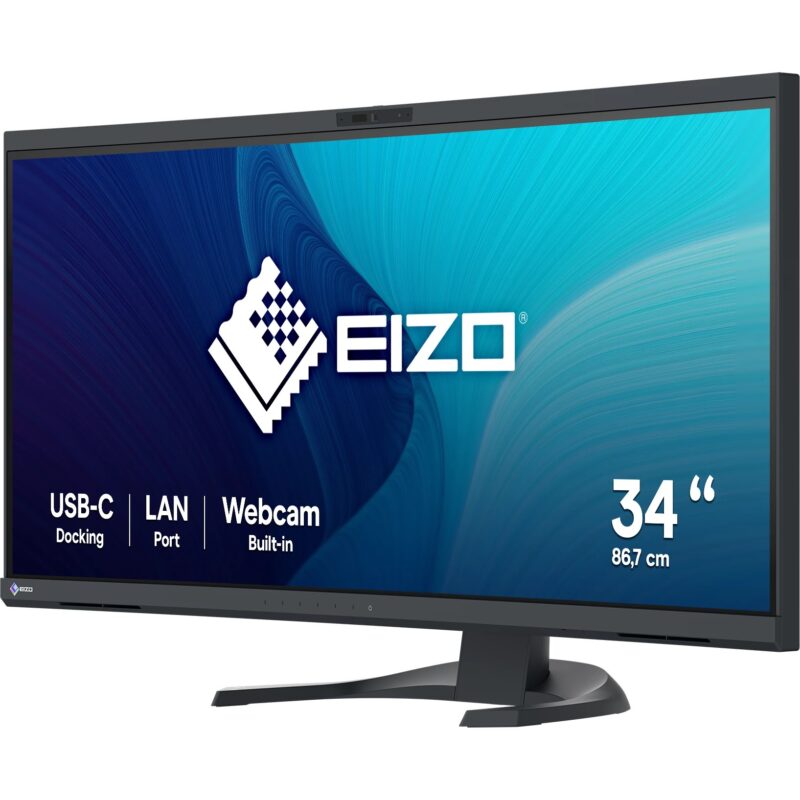 "EIZO 86.7cm (34.1"") EV3450XC-BK 21:9 4K 2xHDMI+DP+USB-C Curv" – Bild 3