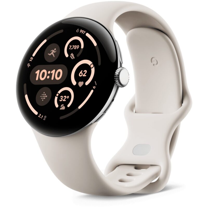 "Google Pixel Watch 3 (45mm) WiFi porcelain" – Bild 3